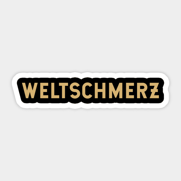 Weltschmerz Sticker by calebfaires